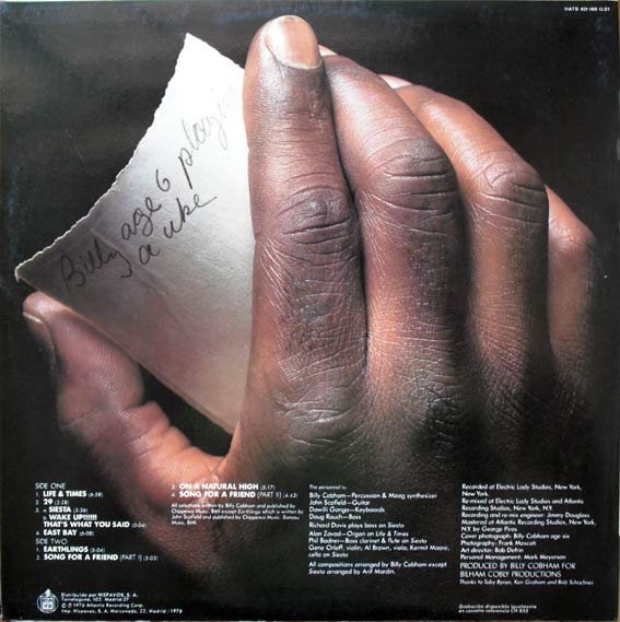 Billy Cobham, Fusion, LP | Historia Nuestra