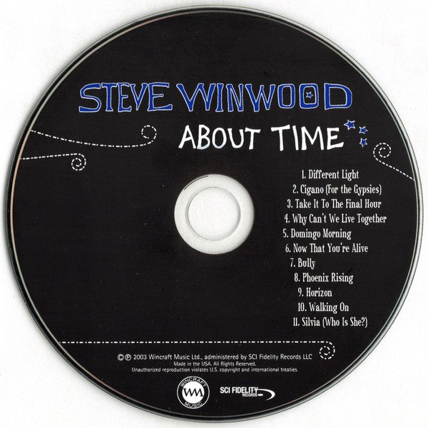 CD, Fusion, JazzRock, Steve Winwood | Historia Nuestra