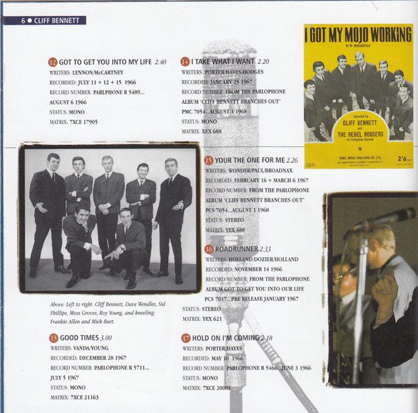 Beat, CD, Cliff Bennett, Mod, Rock Roll, Soul | Historia Nuestra