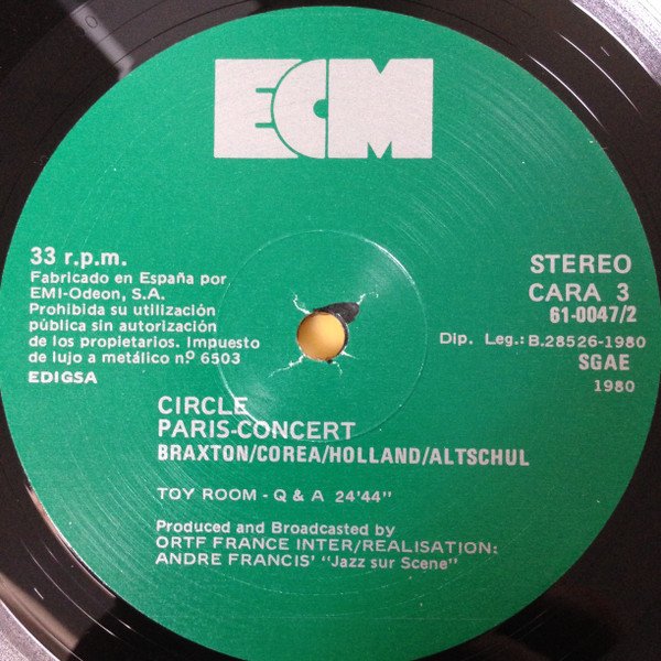 Avantgarde Jazz, Circle, LP | Historia Nuestra