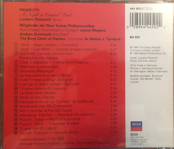 CD, Luciano Pavarotti | Historia Nuestra