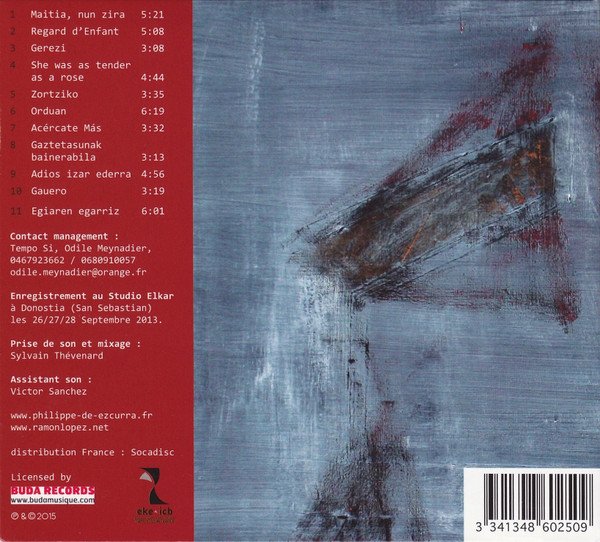 Beñat Achiary / Philippe de Ezcurra / Ramón López, CD, Contemporary Jazz, Folk | Historia Nuestra