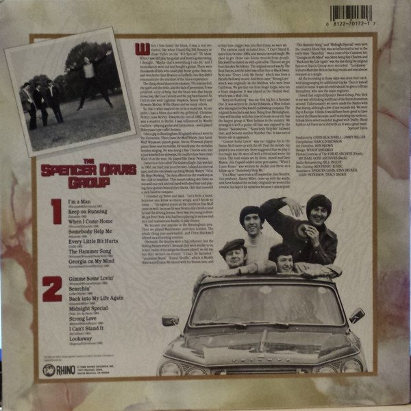LP, Rhythm Blues, Rock Roll, The Spencer Davis Group | Historia Nuestra