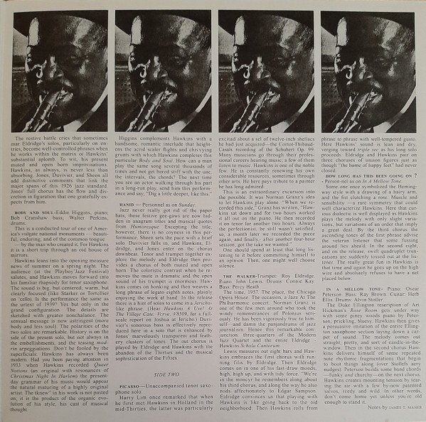 Coleman Hawkins, Hard Bop, LP | Historia Nuestra