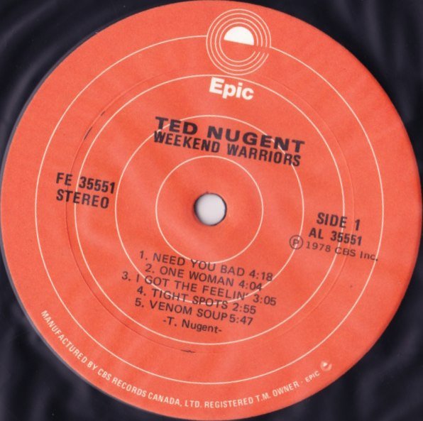 Hard Rock, LP, Ted Nugent | Historia Nuestra