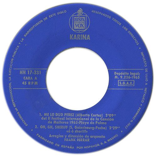 7 inch, Beat, Chanson, Karina, YY | Historia Nuestra
