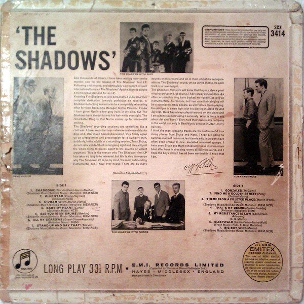 Instrumental, LP, The Shadows, Vocal | Historia Nuestra