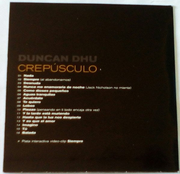 CD, Duncan Dhu, Pop Rock | Historia Nuestra