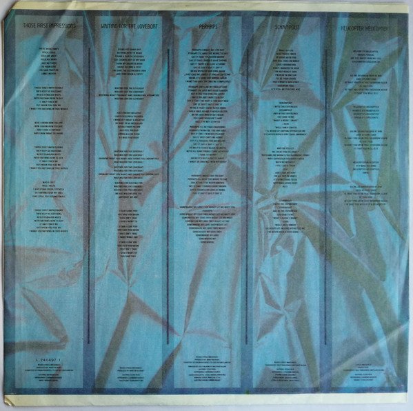 LP, Synthpop, The Associates | Historia Nuestra