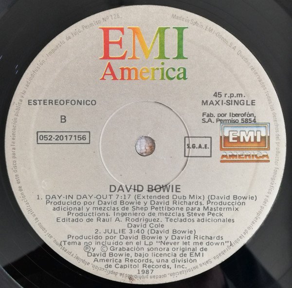 12 inch, David Bowie, Synthpop | Historia Nuestra