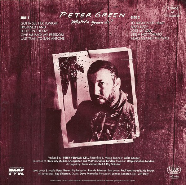 LP, Peter Green | Historia Nuestra