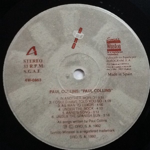 LP, Paul Collins | Historia Nuestra