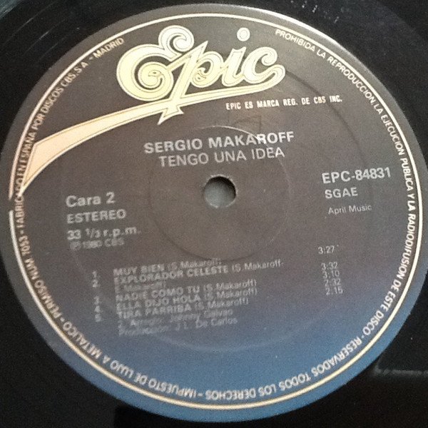 LP, Pop Rock, Rock Roll, Sergio Makaroff | Historia Nuestra