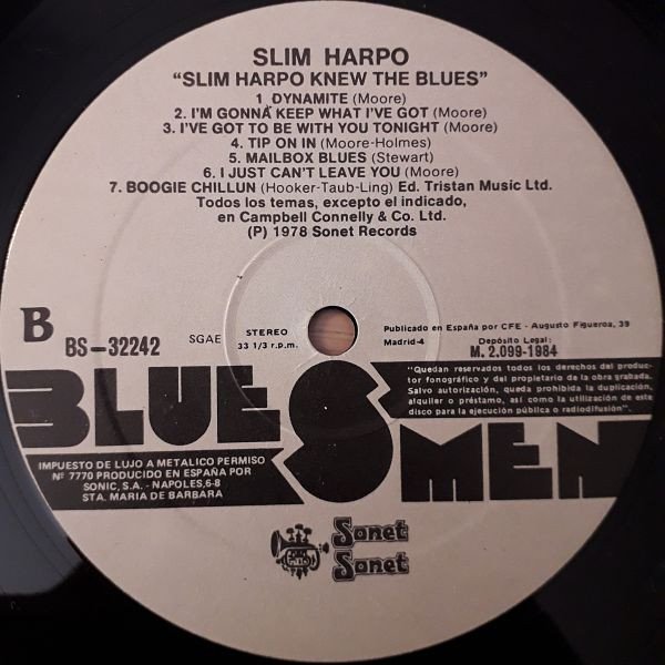 Harmonica Blues, Louisiana Blues, LP, Slim Harpo | Historia Nuestra