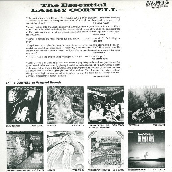 Fusion, JazzRock, Larry Coryell, LP, Psychedelic Rock, Soft Rock | Historia Nuestra