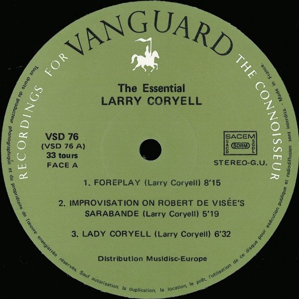 Fusion, JazzRock, Larry Coryell, LP, Psychedelic Rock, Soft Rock | Historia Nuestra