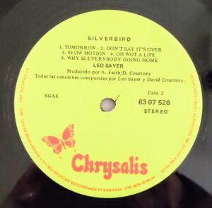 Leo Sayer, LP, Pop Rock, Soft Rock | Historia Nuestra