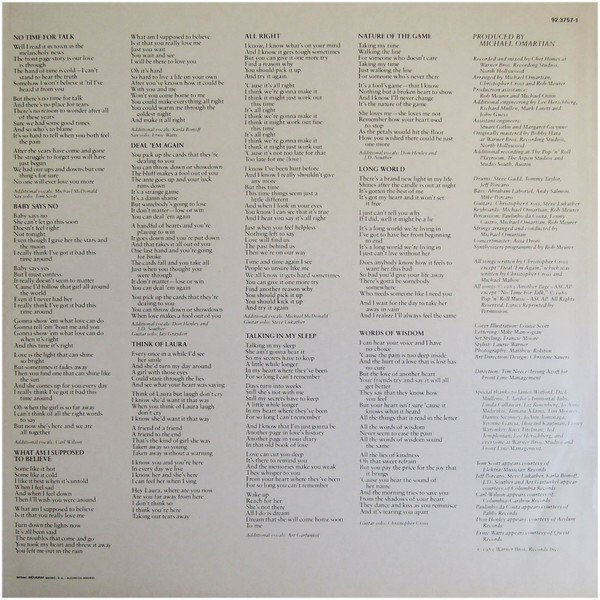 Christopher Cross, LP, Pop Rock, Soft Rock | Historia Nuestra