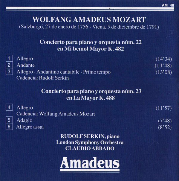 NzktNjIyMi qcGVn jpeg, Mozart* / London Symphony Orchestra, Claudio Abbado, Historia Nuestra