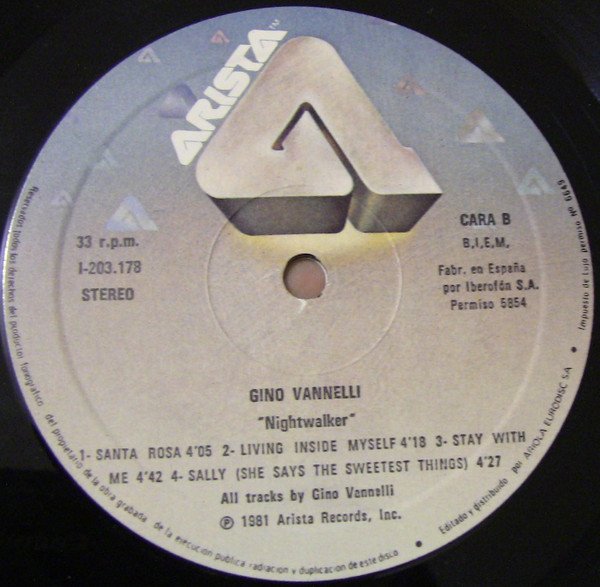 OC NDk LmpwZWc jpeg, Gino Vannelli, Historia Nuestra