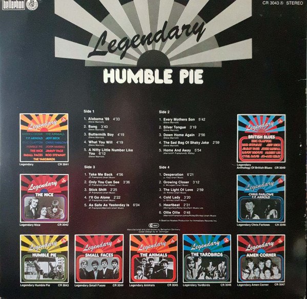 Blues Rock, Classic Rock, Humble Pie, LP | Historia Nuestra