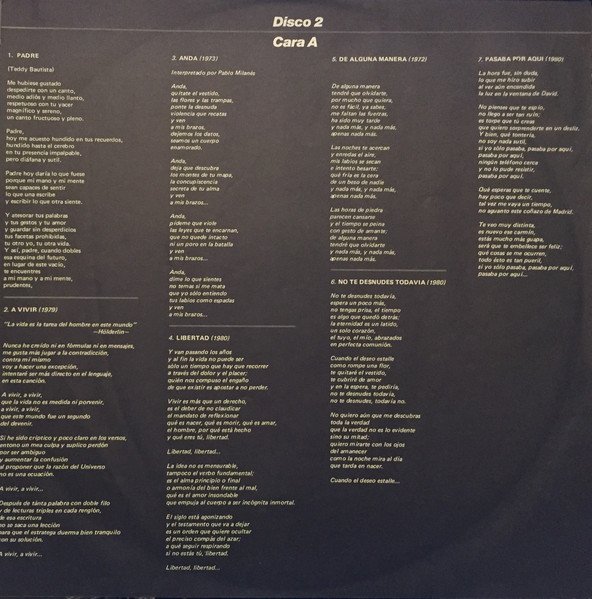 Ballad, LP, Luis Eduardo Aute | Historia Nuestra