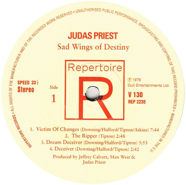 Heavy Metal, Judas Priest, LP | Historia Nuestra