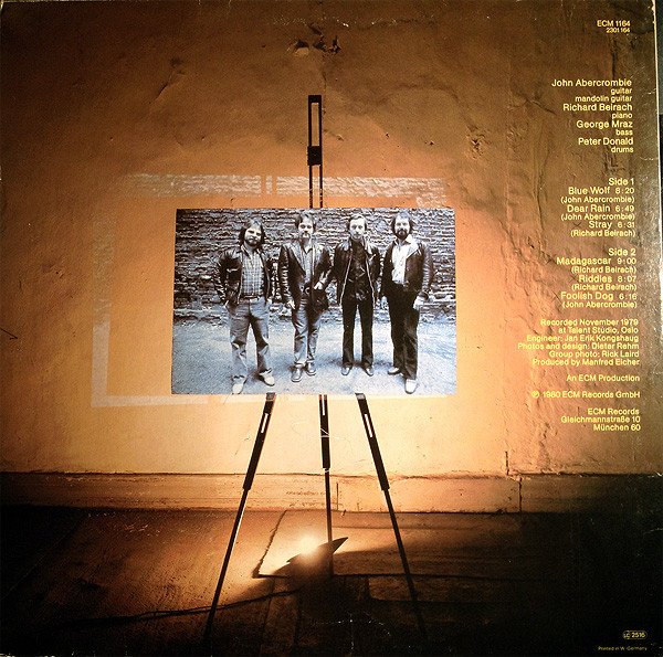 Abercrombie Quartet*, Contemporary Jazz, LP | Historia Nuestra