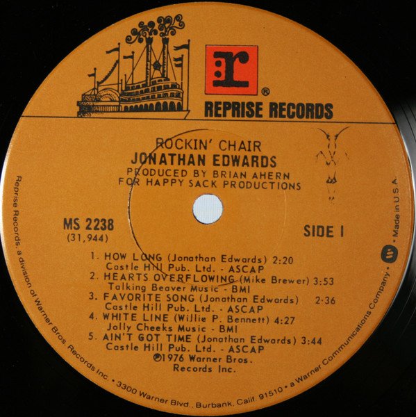 Folk Rock, Jonathan Edwards, LP | Historia Nuestra