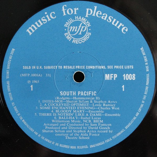 LP, Rodgers & Hammerstein II*, Soundtrack | Historia Nuestra