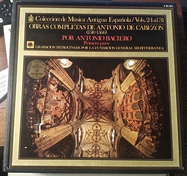 Antonio Baciero, Antonio de Cabezón, Ediciones Especiales, Renaissance | Historia Nuestra