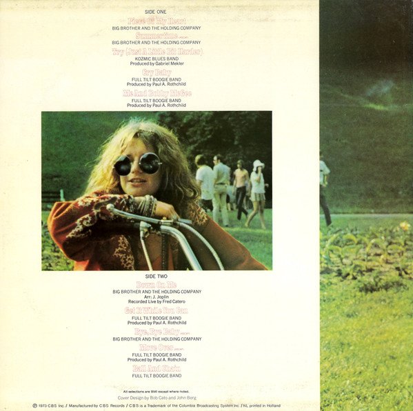 Blues Rock, Janis Joplin, LP | Historia Nuestra