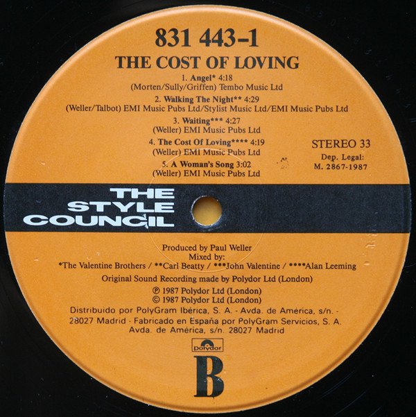 Funk, LP, Mod, Soul, Synthpop, The Style Council | Historia Nuestra