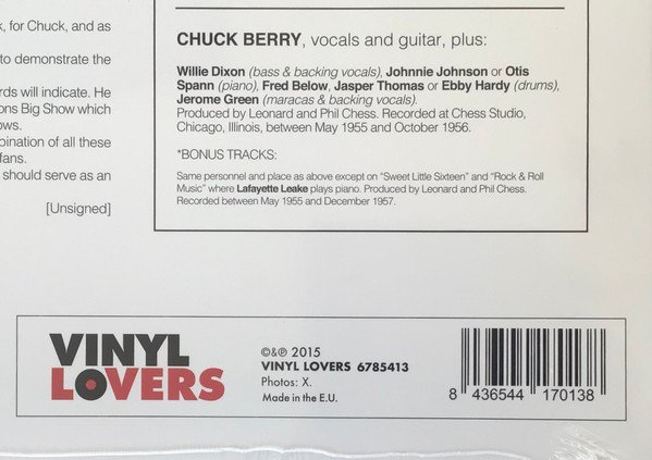 Blues Rock, Chuck Berry, LP, Rock Roll | Historia Nuestra