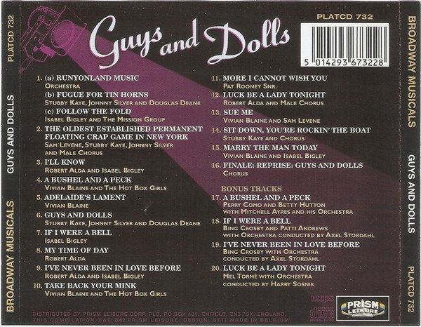 CD, Musical, Robert Alda / Vivian Blaine | Historia Nuestra
