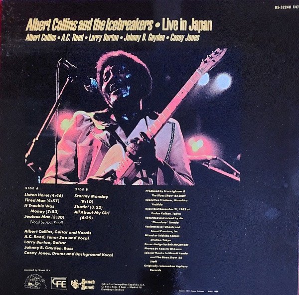 Albert Collins And The Icebreakers, Electric Blues, LP, Texas Blues | Historia Nuestra