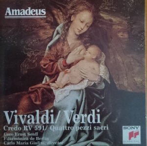 Baroque, Carlo Maria Giulini, CD, Choral, Coro Ernst Senff, Filarmónica De Berlín, Romantic, Vivaldi • Verdi | Historia Nuestra
