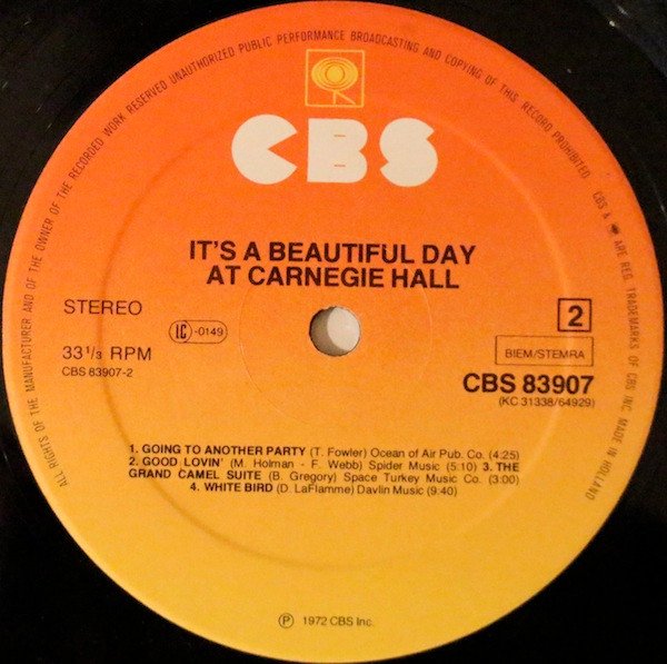 Folk Rock, It's A Beautiful Day, LP, Prog Rock, Psychedelic Rock | Historia Nuestra