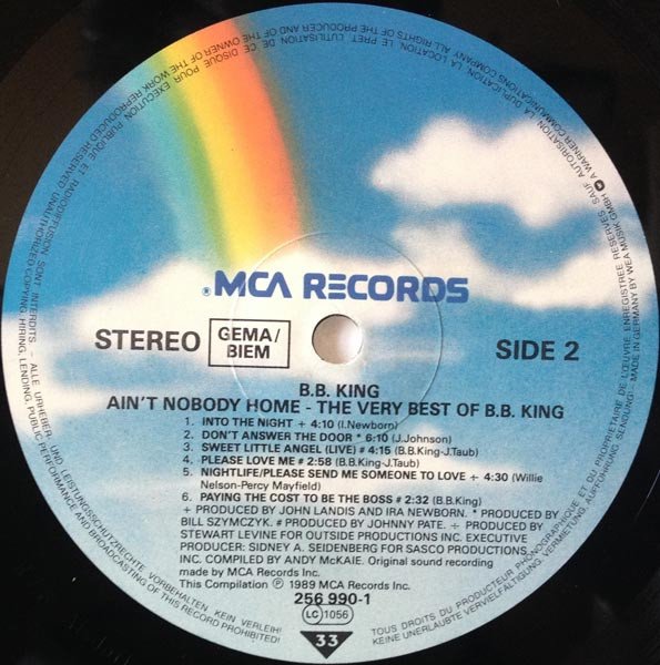BB King*, Electric Blues, LP | Historia Nuestra
