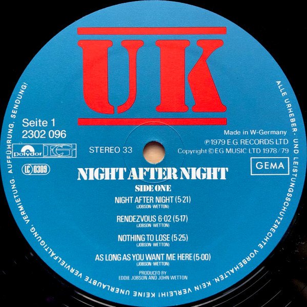 LP, Prog Rock, UK | Historia Nuestra