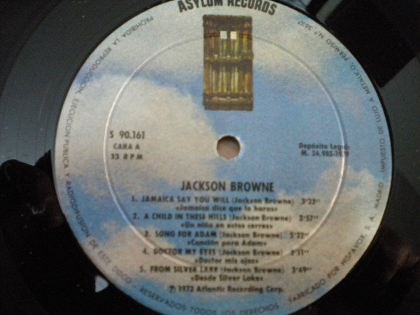 Acoustic, Jackson Browne, LP, Pop Rock | Historia Nuestra