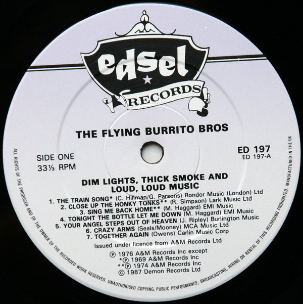 Country Rock, LP, The Flying Burrito Bros | Historia Nuestra