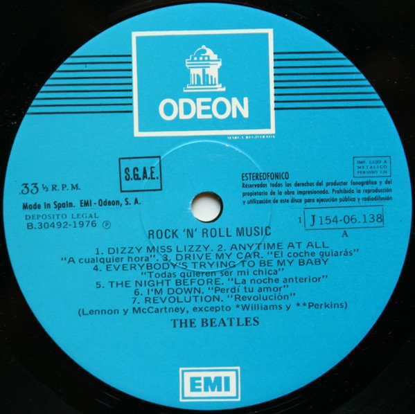 LP, Pop Rock, Rock Roll, The Beatles | Historia Nuestra
