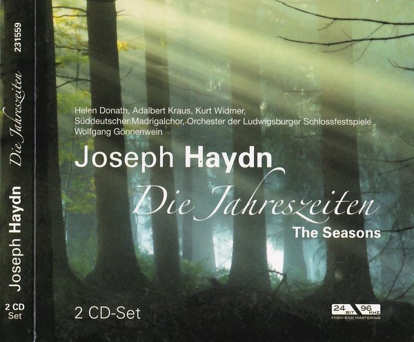 Adalbert Kraus, CD, Classical, Joseph Haydn - Helen Donath, Kurt Widmer, Oratorio, Orchester Der Ludwigsburger Schlossfestspiele, Süddeutscher Madrigalchor*, Wolfgang Gönnenwein | Historia Nuestra