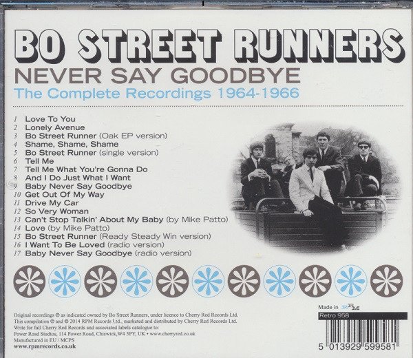 Beat, Bo Street Runners, CD, Mod, Rhythm Blues | Historia Nuestra