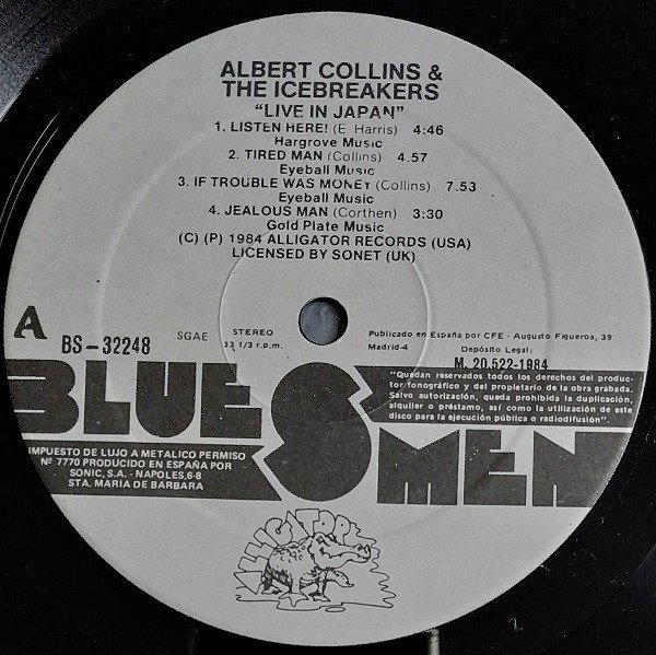 Albert Collins And The Icebreakers, Electric Blues, LP, Texas Blues | Historia Nuestra