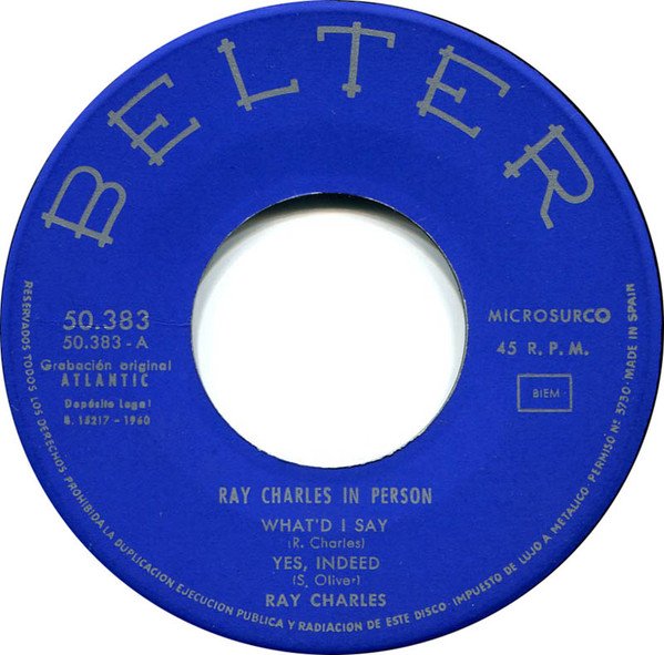 7 inch, Ray Charles, SoulJazz | Historia Nuestra