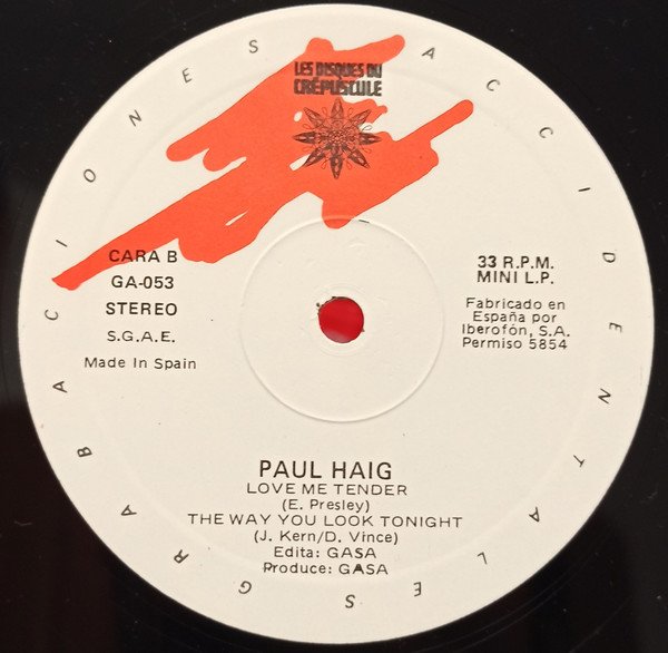 12 inch, Paul Haig, Swing | Historia Nuestra