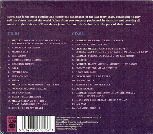 Big Band, CD, Easy Listening, James Last With His Orchestra* & Choir* | Historia Nuestra