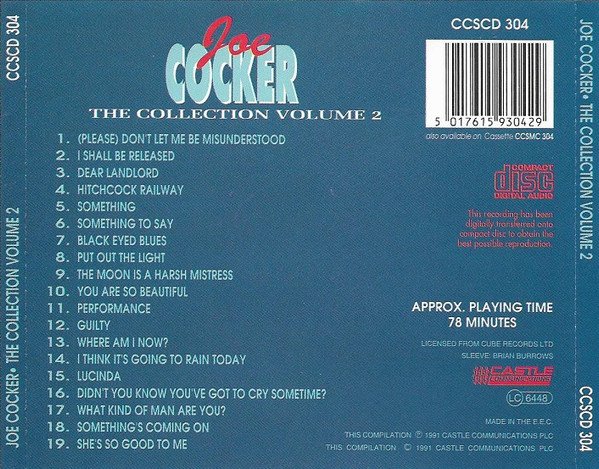 Blues Rock, CD, Joe Cocker, Soul | Historia Nuestra